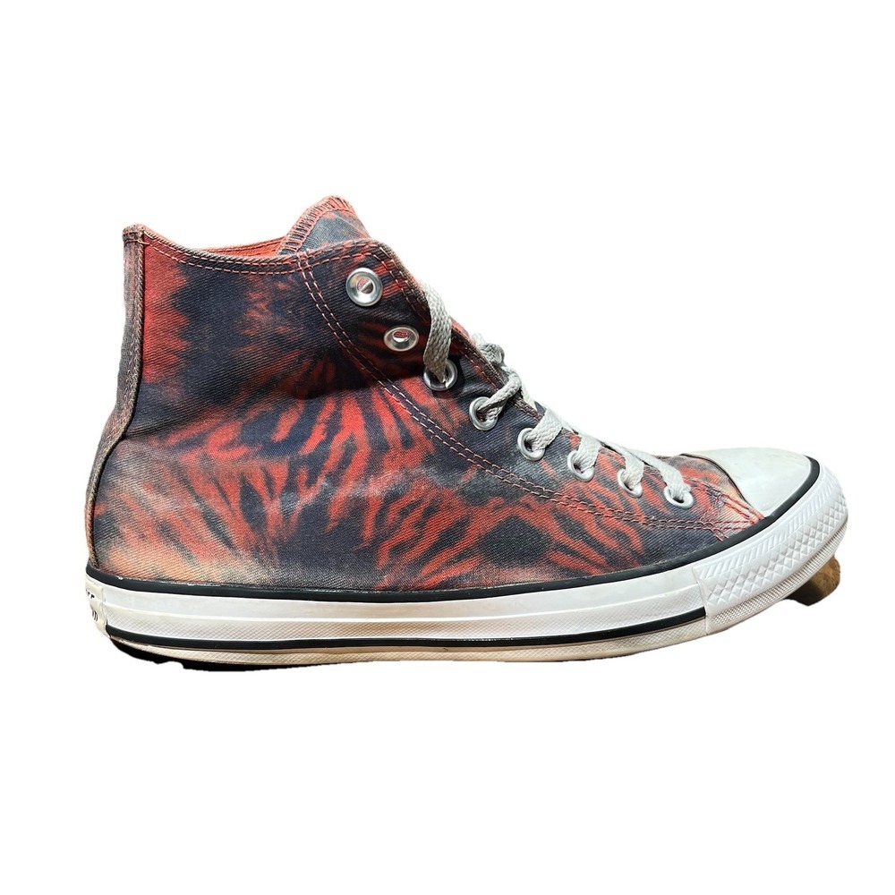 Converse Chuck Taylor All Star Hi Tie Dye Blue Red Coral Size 8 Men's